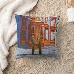 Fred und George bei Weasleys Wizard Wheezes Kissen