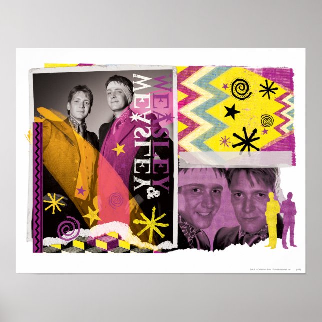 Fred und George Weasley Poster (Vorne)