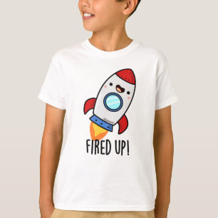 Fred Up Funny Rocket Puff T-Shirt