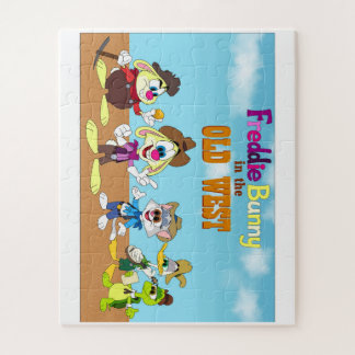 Freddie Bunny im alten Westen Puzzle