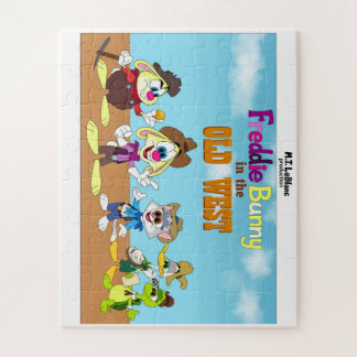 Freddie Bunny im alten Westen Puzzle