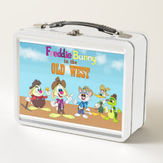 Freddie Bunny im Wilden Westen Metall Brotdose