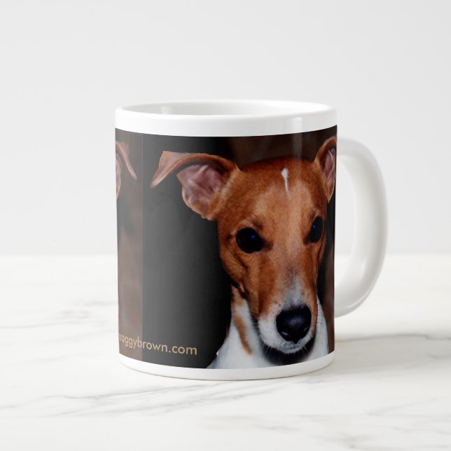 Freddie JRT-Tasse Jumbo-Tasse (Vorderseite Rechts)