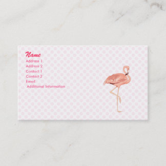 Freddy-Flamingo Visitenkarte