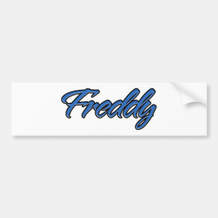 Freddy Name blue Aufkleber Sticker Autoaufkleber