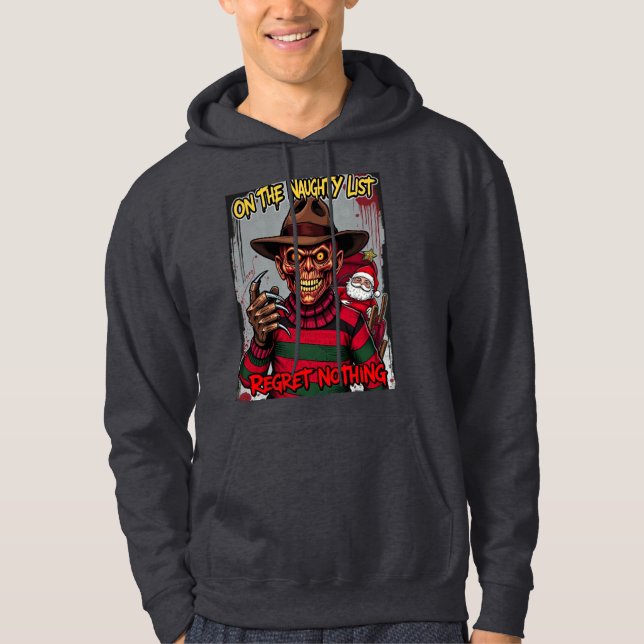 Freddy On The Naughty List Hoodie (Vorderseite)