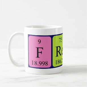Freddy Periodenname Tasse