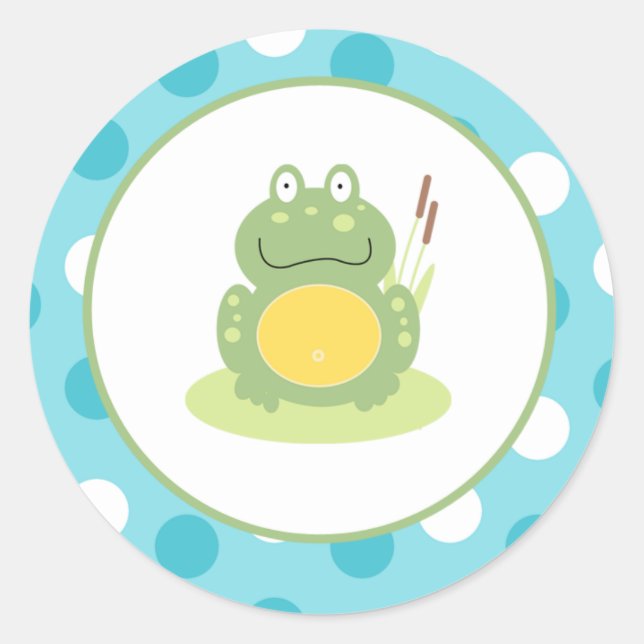 Freddy the Frog Umschlag Aufkleber / Toppers 20 (Vorderseite)