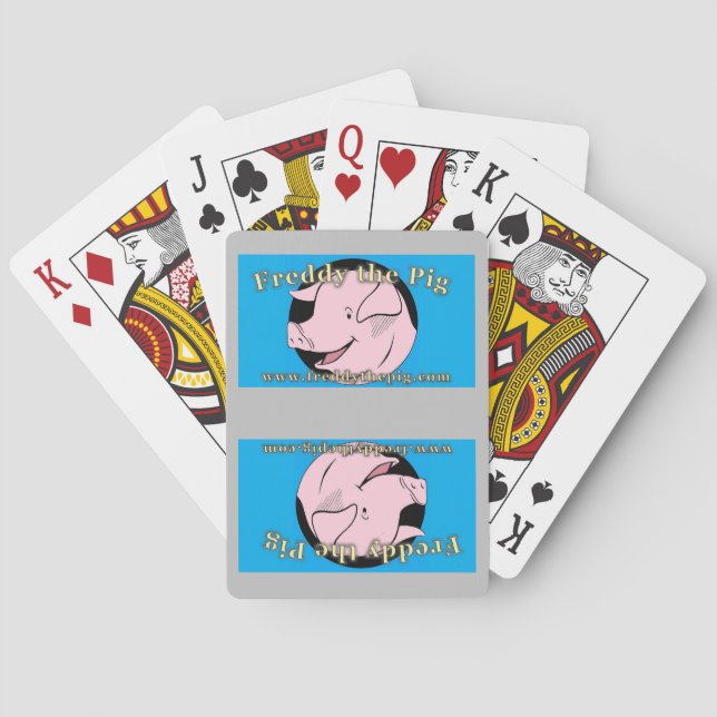 Freddy the Pig Spielkarten (Rückseite)