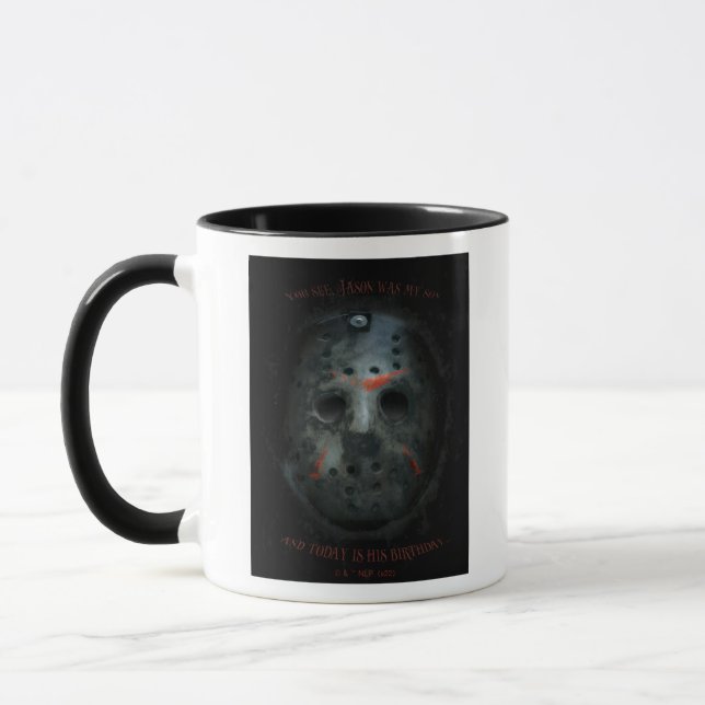 Freddy vs. Jason | Jason Mask Zitat Tasse (Links)