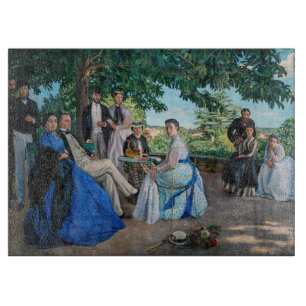 Frederic Bazille - Das Familientreffen Schneidebrett