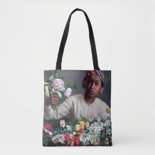 Frederic Bazille - Junge Frau mit Päonien Tasche