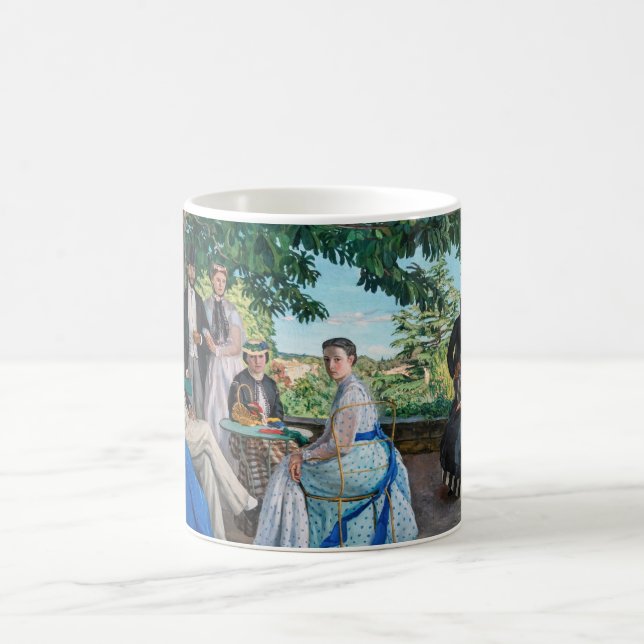 Frederic Bazille - The Family Wiedersehen Kaffeetasse (Mittel)