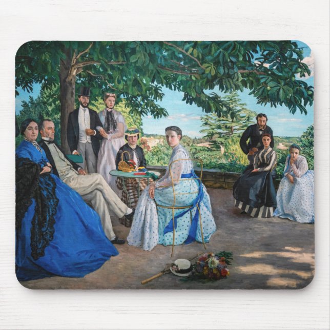 Frederic Bazille - The Family Wiedersehen Mousepad (Vorne)