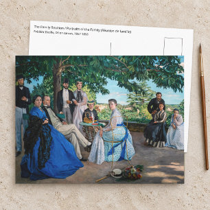 Frederic Bazille - The Family Wiedersehen Postkarte