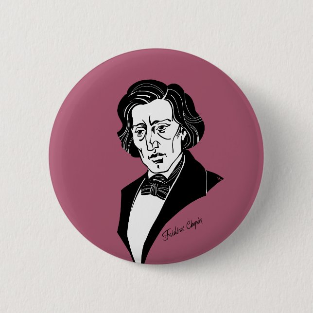 Frederic Chopin Button (Vorderseite)