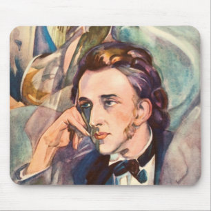 Frederic Chopin Komponist Musiker Porträt Berühmt Mousepad