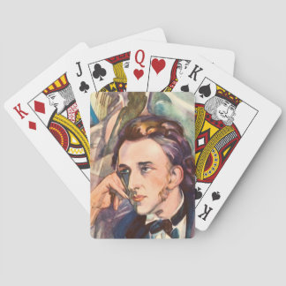 Frederic Chopin Komponist Musiker Porträt Berühmt Spielkarten
