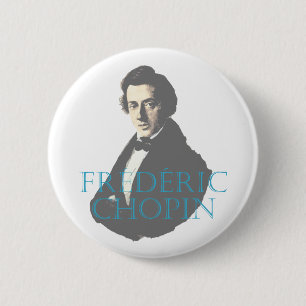Frédéric Chopin-Portrait Button