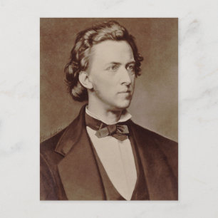 Frederic Chopin Postkarte