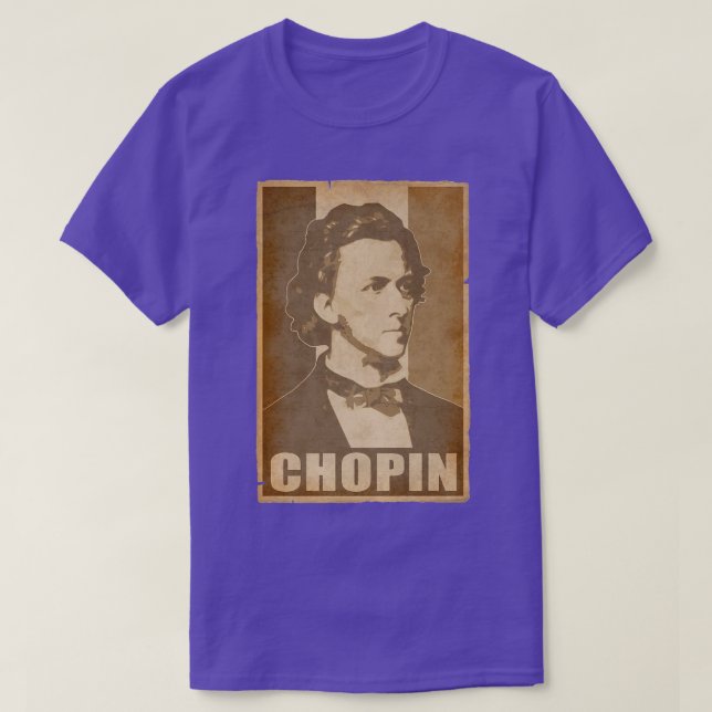 Frederic Chopin Retro Propaganda Classical Music C T-Shirt (Design vorne)
