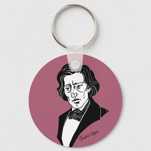 Frederic Chopin Schlüsselanhänger (Vorderseite)