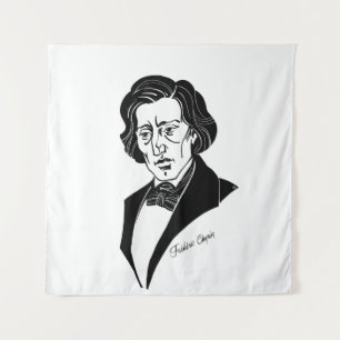 Frederic Chopin Wandteppich