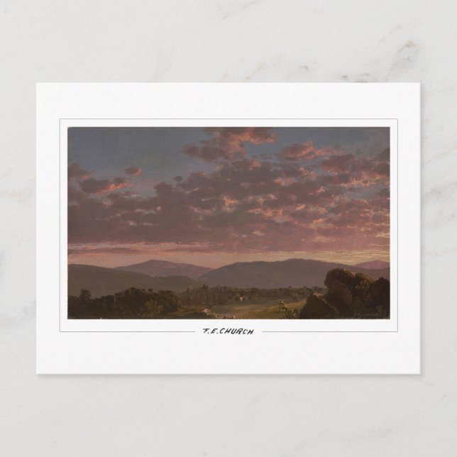 Frederic Edwin Church #605 - Kunst Postkarte (Vorderseite)