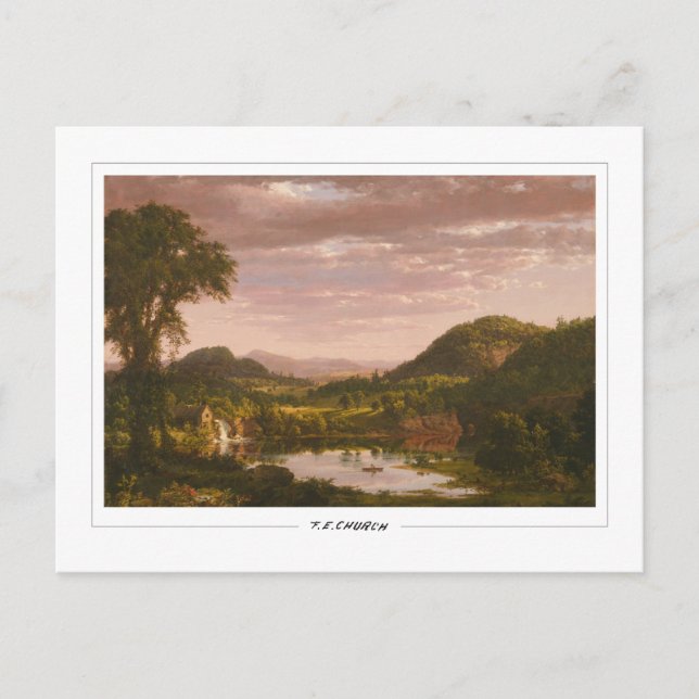Frederic Edwin Church #664 - Fine Art Postkarte (Vorderseite)