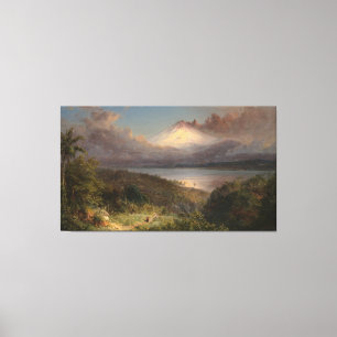 Frederic Edwin Church - Ansicht von Cotopaxi Leinwanddruck