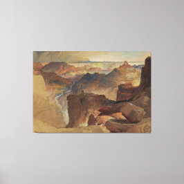 Frederic Edwin Church - Blick von Powells Plateau Leinwanddruck