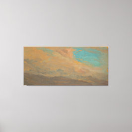 Frederic Edwin Church - Cloudy Sky over Mountains Leinwanddruck