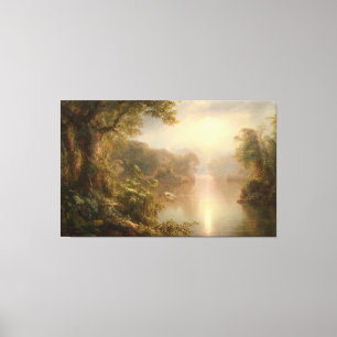 FREDERIC EDWIN CHURCH - EL RIO DE LUZ - 1877 - LEINWANDDRUCK
