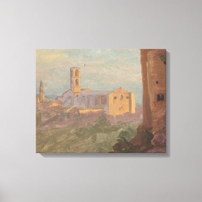 Frederic Edwin Church - Italienische oder Schweize Leinwanddruck (Vorderseite)