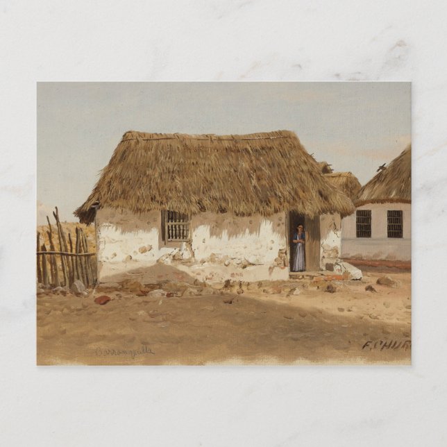 Frederic Edwin Church, Kolumbien, Barranquilla Postkarte (Vorderseite)