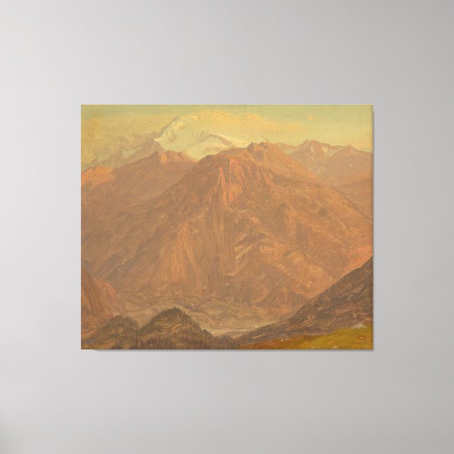 Frederic Edwin Church - Kolumbien oder Ecuador Leinwanddruck (Vorderseite)