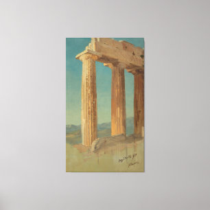 Frederic Edwin Church - Säulen des Parthenon Leinwanddruck