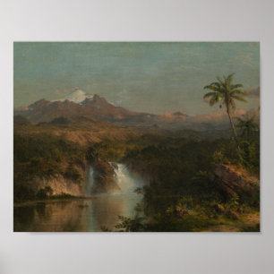 Frederic Edwin Church - Sicht auf Cotopaxi Poster