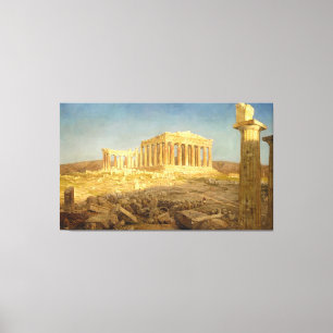 FREDERIC EDWIN CHURCH - The Parthenon - 1871 - Leinwanddruck