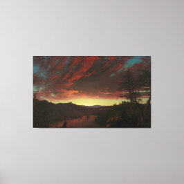 Frederic Edwin Church - Zwielicht in der Wildnis Leinwanddruck