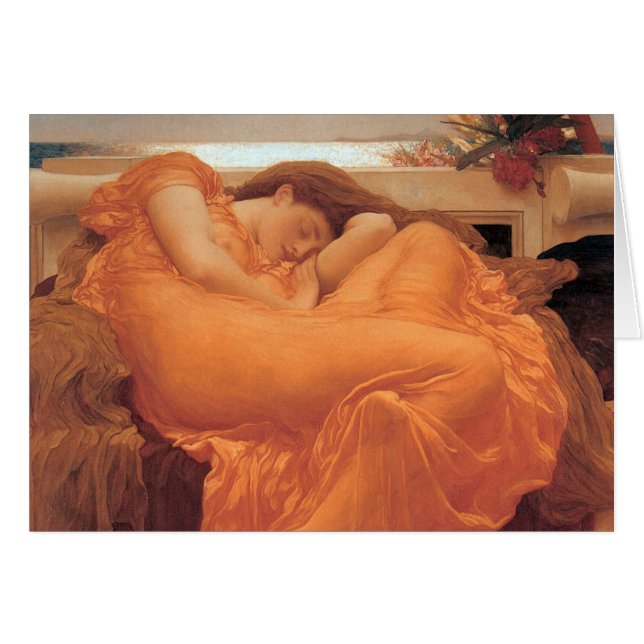 Frederic Leighton, der Juni flammt (Vorderseite (Horizontal))