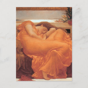 Frederic Leighton Flaming June Postkarte