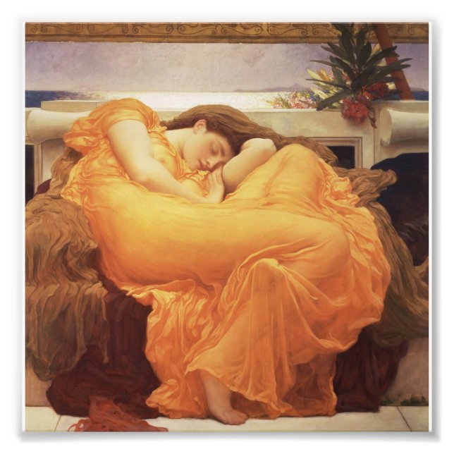 Frederic Leighton - Flammender Juni Fotodruck (Vorne)