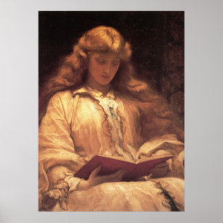 Frederic Leighton Maid mit dem Gelben Haar-Poster Poster