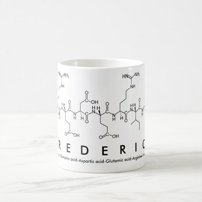 Frédéric peptide nom mug (Centre)