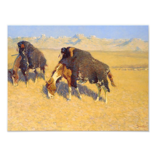 Frederic Remington - Amerikanische Ureinwohner sim Fotodruck (Vorne)