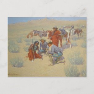 Frederic Remington Art Postkarte