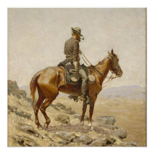 Frederic Remington - Der Aussichtspunkt Poster (Vorderseite)