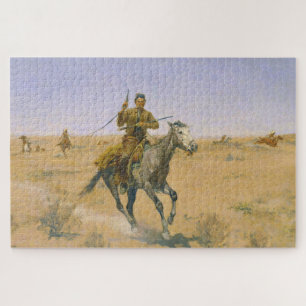 Frederic Remington Der Flug 1895