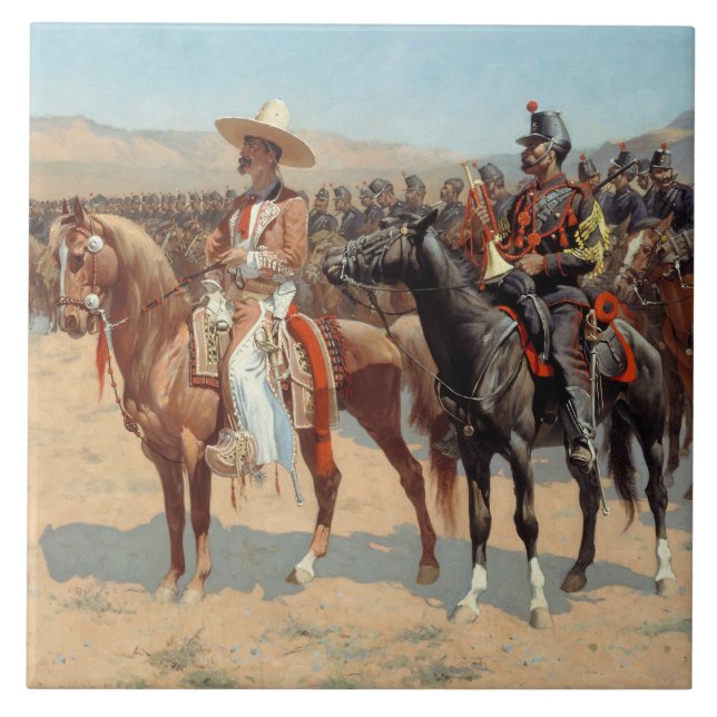 Frederic Remington - der mexikanische Major Fliese (Vorderseite)